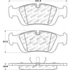 Centric 308.05580 Disc Brake Pad Set StopTech Street Brake Pad