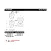 Centric 100.08390 Disc Brake Pad Set Centric Original Equipment Formula Brake Pads with Hardware