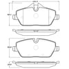Centric 308.13080 Disc Brake Pad Set StopTech Street Brake Pad
