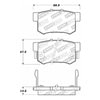 308.05370 by CENTRIC - StopTech Street Brake Pad