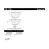 Centric 100.11700 Disc Brake Pad Set