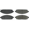 Centric 305.10800 Disc Brake Pad Set Street Slect Brake Pads with Hardware