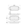 100.09050 by CENTRIC - Posi Quiet Ceramic Brake Pads with Shims and Hardware