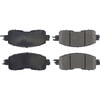 Centric 305.16500 Disc Brake Pad Set Street Slect Brake Pads with Hardware