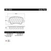 100.13070 by CENTRIC - Original Equipment Formula Brake Pads with Hardware