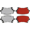 Centric 500.10180 Disc Brake Pad Set PQ PRO Disc Brake Pads with Hardware