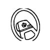52069877AA by CHRYSLER - HUB AND BEARING, HUB AND ROTOR. Left. Brake. Diagram 14