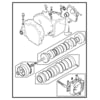 MD974747 by CHRYSLER - Engine Oil Pump Seal - fits 2001-2005 Chrysler Sebring and Dodge Stratus