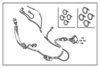 Chrysler 82206301 WIRING PACKAGE. Trailer Tow. Diagram 1