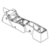 Chrysler MR958962YA Center Console Center Console - Brown, fits 2003-2005 Chrysler Sebring and Dodge Stratus