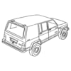 Chrysler 5GD07CA1AA Multi-Purpose Decal Multi-Purpose Decal - Front, fits 1998 Jeep Cherokee