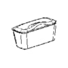 1AE87XDBAA by CHRYSLER - Ash Tray - Driver Side, Bezel Only, fits 2006 Dodge Charger
