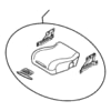 Chrysler 1DP501J3AA Seat Console Seat Console - with 6-Way Power, fits 2006 Dodge Ram 2500 and 3500