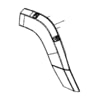 Chrysler 55396684AA Fender Molding Fender Molding - fits 2007 Jeep Commander