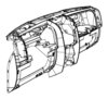 Chrysler 1GQ74BDAAB Glove Box Glove Box