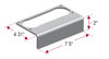 Hendrickson R-005771 Axle Lift Controls Box Mounting Bracket Axle Lift Controls Box Mounting Bracket - L-Shape, Single Panel