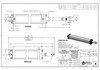 APSCO C-7424-PK Hydraulic Cylinder Hydraulic Cylinder - Highlift Series, 4" Bore, 24" Stroke, Tie Rod Twin Cylinder