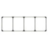 Save-A-Load 080-HP11-DR NS Cargo Box Accessory ASSEMBLED 24" x 75" HOOP 5 CROSSMEMBERS, NON-SPARKING HARDWARE-Mill Aluminum
