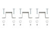 Save-A-Load 080-R080 Cargo Box Accessory SL-20/SL-30 SERIES HOOP HARDWARE KIT
