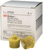 3M 7531 Sanding Disc Scotch-Brite™ Roloc™ Bristle Disc 07531 Yellow, 1", Medium, 10 discs/bx, 4 boxes/cs