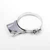45PB-600CP by DYNAFLEX - Exhaust Clamp - Chrome, 6 in. dia., Heavy Duty, with Hardware