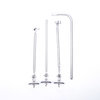Cham-Cal 60111 Door Mirror Heavy Duty Tripod Fender Assembly with 8.5" Convex Mirror, Stainless Steel