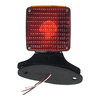 Grote 55440 Brake / Tail / Turn Signal Light Pedestal-Mount Lamp with Pigtail, Red and Yellow, LH