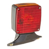 Grote 55430 Brake / Tail / Turn Signal Light Pedestal-Mount Lamp with Pigtail, Red and Yellow, RH