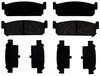 ACDelco 17D588C Disc Brake Pad Set Rear Brake Pad Set