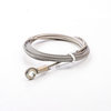 Whiting Door 1-4 Roll-Up Door Cable 130" Roll-Up Door Cable with 5/16" Eye, Beige, Stainless Steel