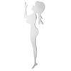 Roadmaster 905L Chrome standing girl (left) 9-1/4" x 3"