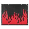 Roadmaster 2043F-FLAME Winter and Bug Grille Screen Kit Flame Design Bug Screen. Vinyl Mesh. Irregular Size 8 Snaps