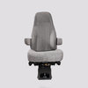 National Seating 51110331 Seat Ensign 95 Series Seat Assembly, High Back Gray Cloth, 21in Cushion