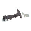 wj195 by BUYERS PRODUCTS - Hood Latch - Rubber, 4 in. Length, Easy Grip, with Bracket