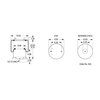 Firestone W013589782 Suspension Air Spring Kit Airide Air Spring Reversible Sleeve 1T15ZR-6