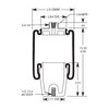Firestone W023587083 Suspension Air Spring Kit Air Spring Sleeve Style