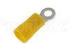 Dorman 86416 Ring Terminal 12-10 Gauge Ring Terminal, No. 6, Yellow