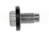 Dorman 090-059-1 Engine Oil Drain Plug Oil Drain Plug Pilot Point Molded Gasket M12-1.75, Head Size 15Mm