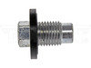 Dorman 65396 Engine Oil Drain Plug Oil Drain Plug Pilot Point Molded Gasket M14-1.50, Head Size 28mm