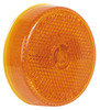 Peterson Lighting 143A Clearance Light Incandescent Marker/ Clearance, Round, w/ Reflex, 2.5", amber, poly bag