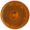 Peterson Lighting 175A Clearance Light LED Marker/ Clearance, P2, Round, w/ Reflex, 2.5", amber, poly bag