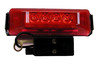 Peterson Lighting 161KR Clearance Light LED Marker/ Clearance, P2, Rectangular, Kit, 4"X1.25", red, poly bag