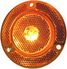 Peterson Lighting 190FA Clearance Light LED Marker/ Clearance, Round, Reflex Flange 2" 12V, amber, poly bag