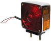 Peterson Lighting 326-2 Turn Signal / Parking Light Assembly INC PRK/TS W/SM SQR AMB/RED 4.69"x5"