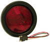 Peterson Lighting 426KR Brake / Tail / Turn Signal Light Incandescent Stop/Turn/Tail, Round, Long-Life, Kit, 4", red, poly
