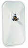Peterson Lighting 609 Door Mirror Mirror, Universal, Replacement Head, White, 4.5"X8.5", box