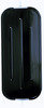 Peterson Lighting 616 Door Mirror Mirror, Flat Ribbed-Back Replacement, Black, 7"X16", box