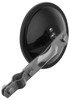 Peterson Lighting 655 Door Mirror Mirror, Convex, Clamp On, Round, Black, 6", display box