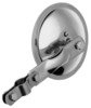 Peterson Lighting 655X Door Mirror Mirror, Convex, Clamp On, Round, Stainless Steel, 6", display box
