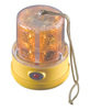 Peterson Lighting 740A Strobe Light LED Strobe Light, Oblong, Battery-Operated, 3.95"X6.30", amber, poly bag